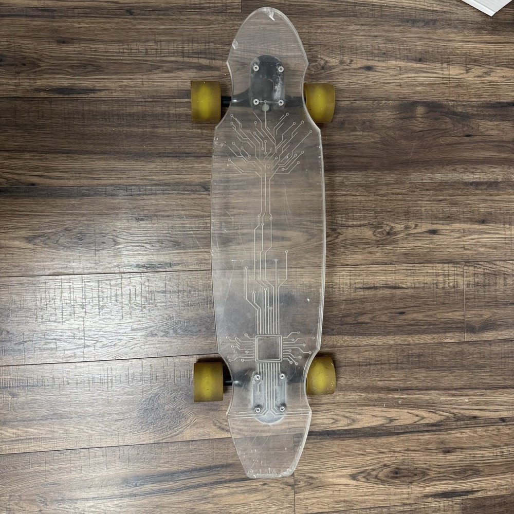 Ghost Longboard With Circuit Board Design Complete Board 30" *READ*